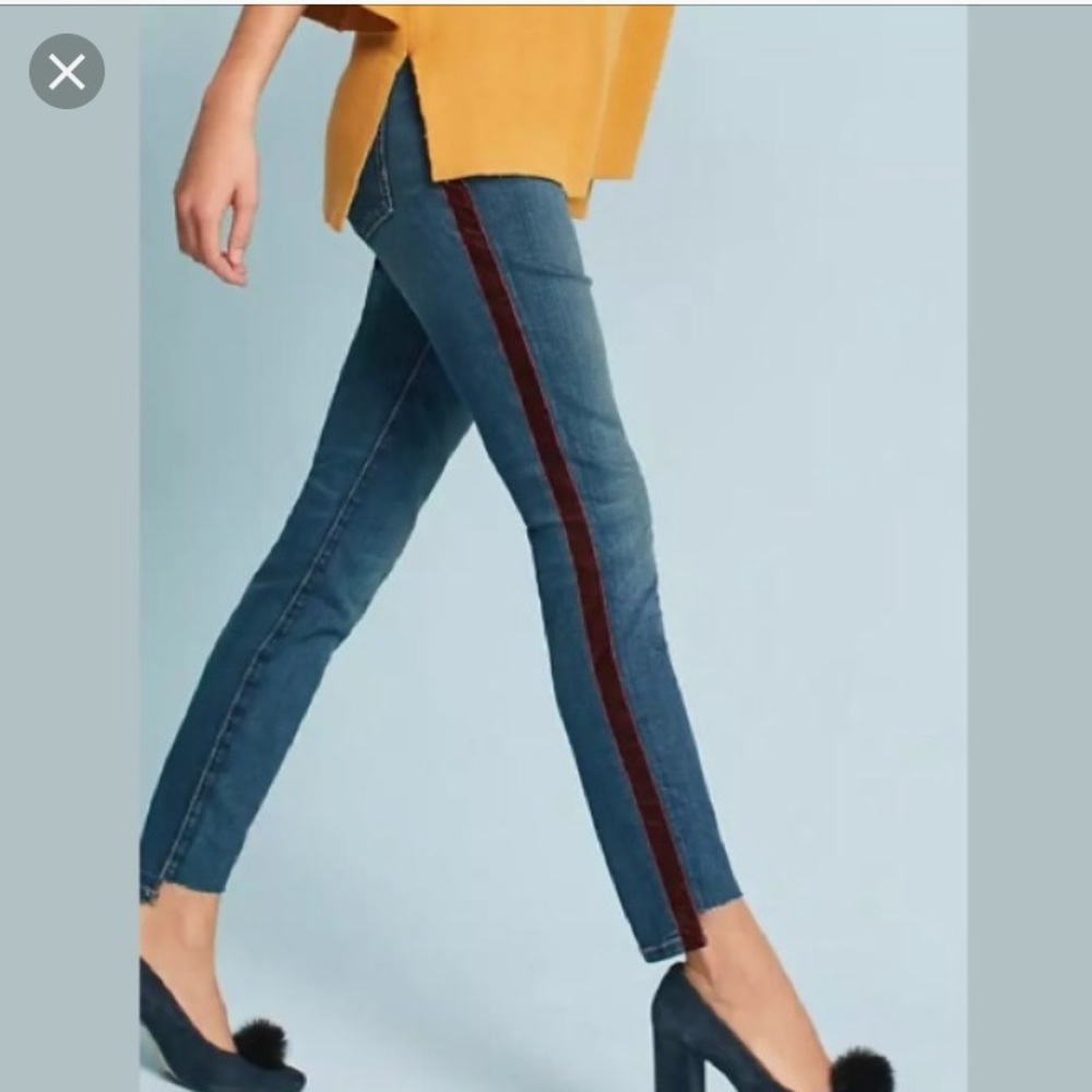 Current Elliott side striped jeans